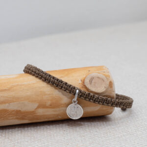 Kategória výrobkov 6 handmade pansky damsky macrame naramok mayak strieborny Kristof 04
