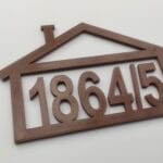 Číslo na dom - domček bungalov