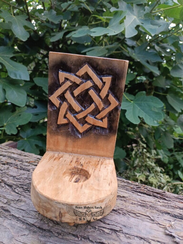 SVAROG - svietnik - slavic candlestic holder