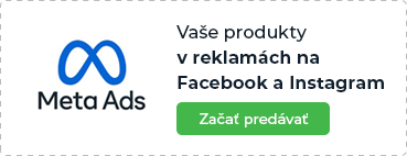 Online trhovisko slovenských výrobkov 20 Ručne robené zelené logo Meta Ads.