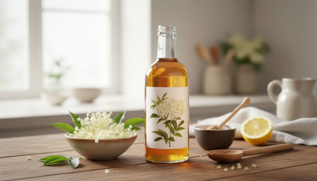 Bazový sirup - prírodný poklad pre vašu domácu špajzu 2 bazovy sirup