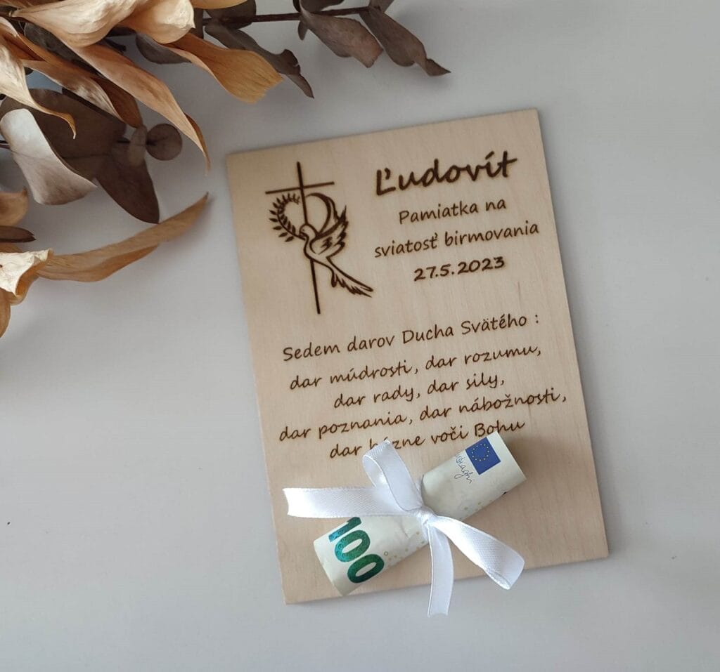 Ručne vyrobená drevená tabuľa, prírodná farba, náboženská.