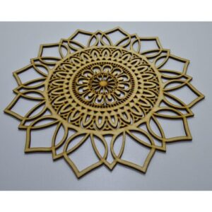 Drevena mandala Zlaty stred pokoja 1 1