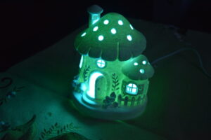 detska led lampa domcek 3d tlac farebne podsvietenie usb napajanie 1