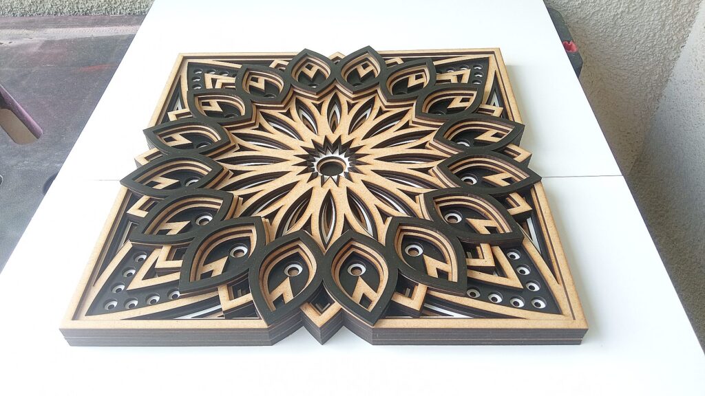 drevená Mandala 5