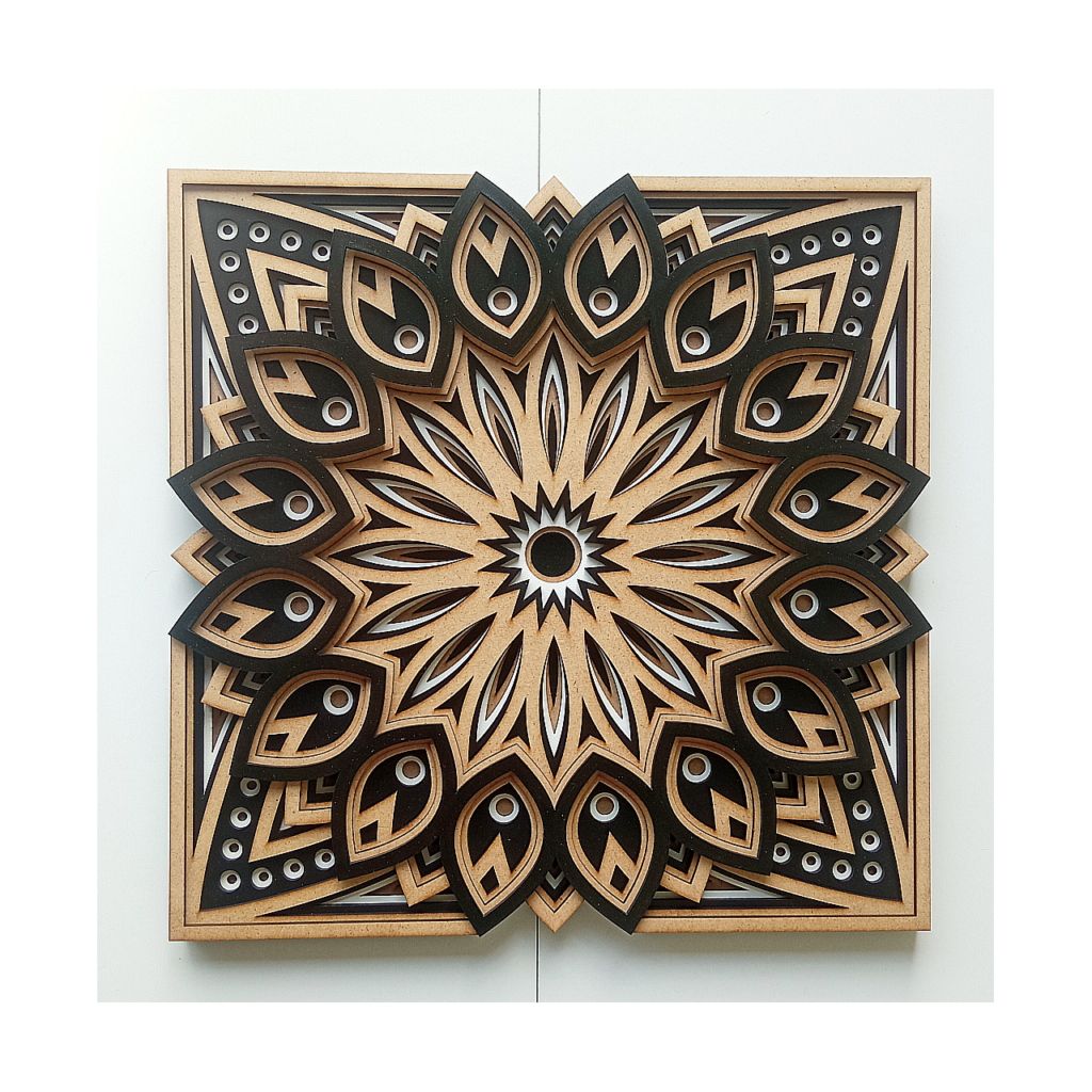 drevená Mandala 5