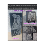 Personalizovaná gravírovaná fotografia na bridlici (rôzne veľkosti)