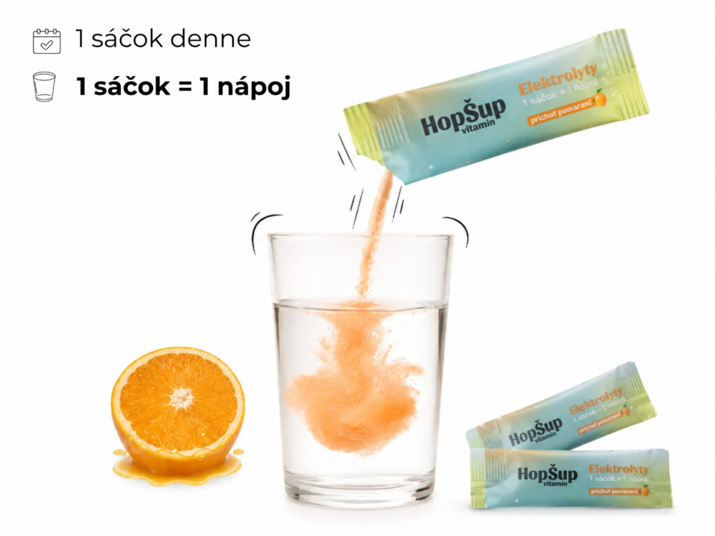 Elektrolyty | vo vrecúškach | Hop Šup Vitamín