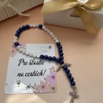 Ruženec do auta Pre šťastie na cestách | Kráľovská modrá