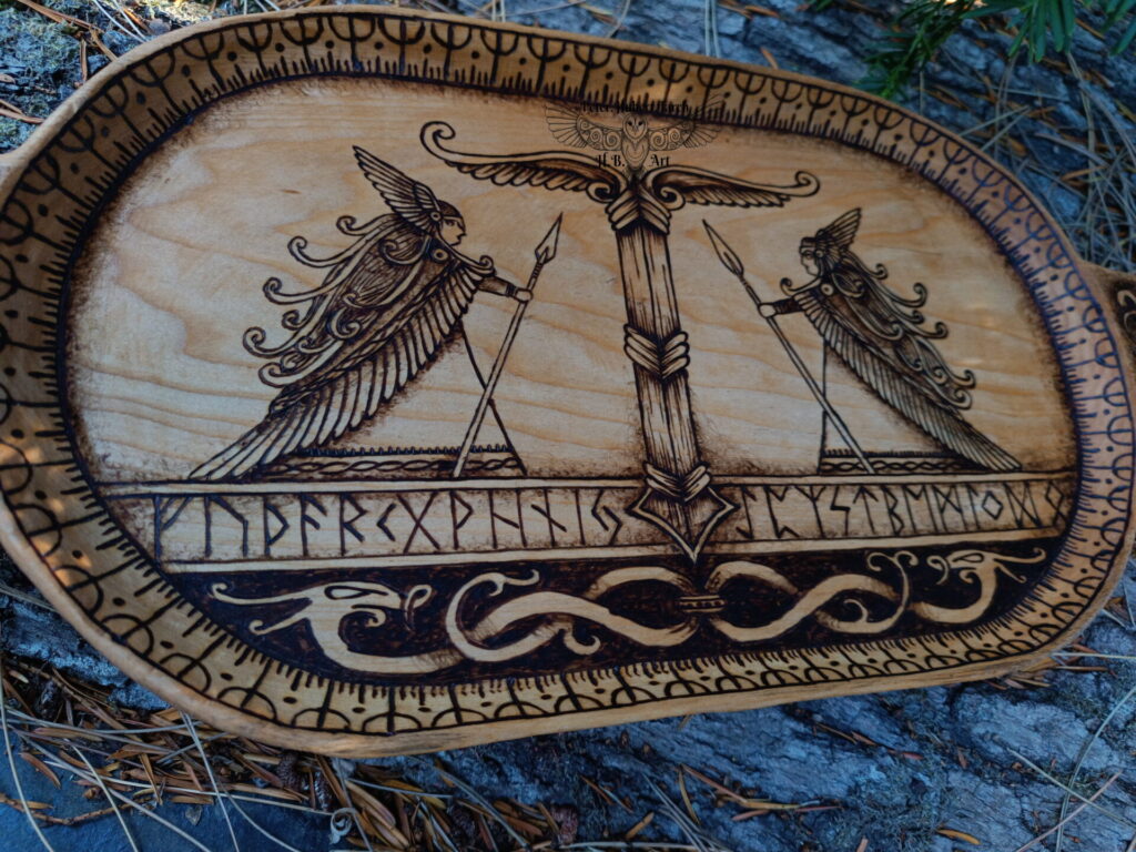 Vikingský podnos - Irminsul - Viking bowl - Valkyrie