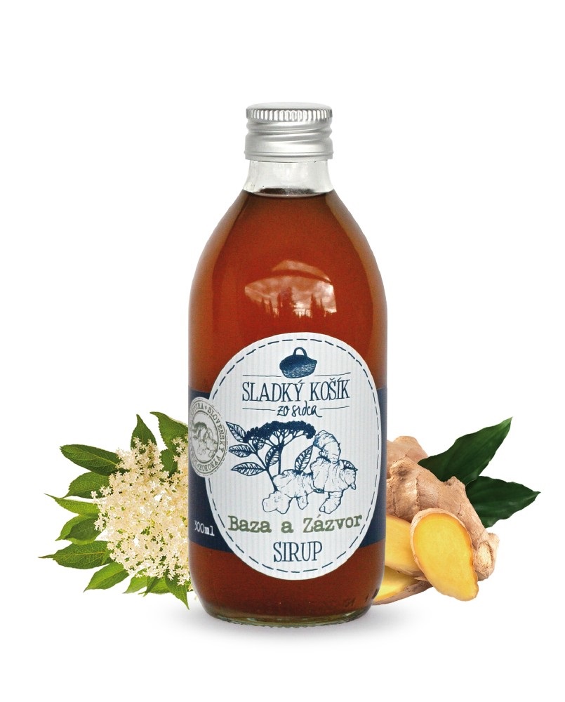 Sirup Baza a zázvor 500 ml