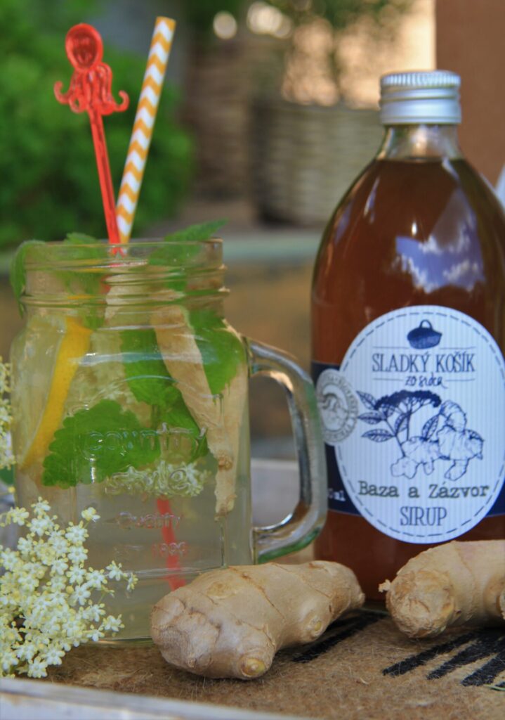 Sirup Baza a zázvor 500 ml