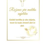 Hnedý perlový ruženec s menom